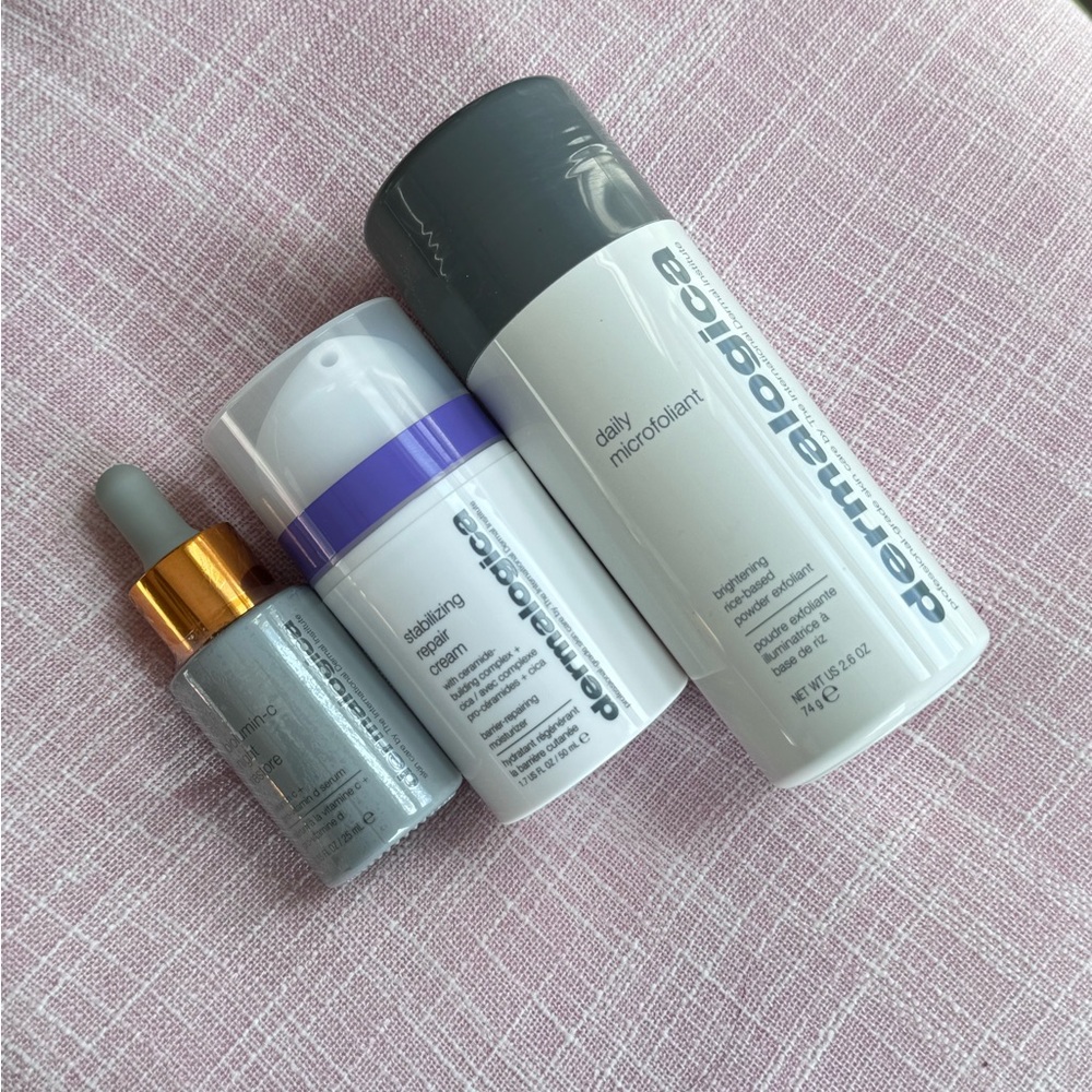 Dermalogica Daily Microfoliant and Serum Set - White and Silver